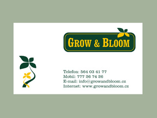 Grow and Bloom - vizitka